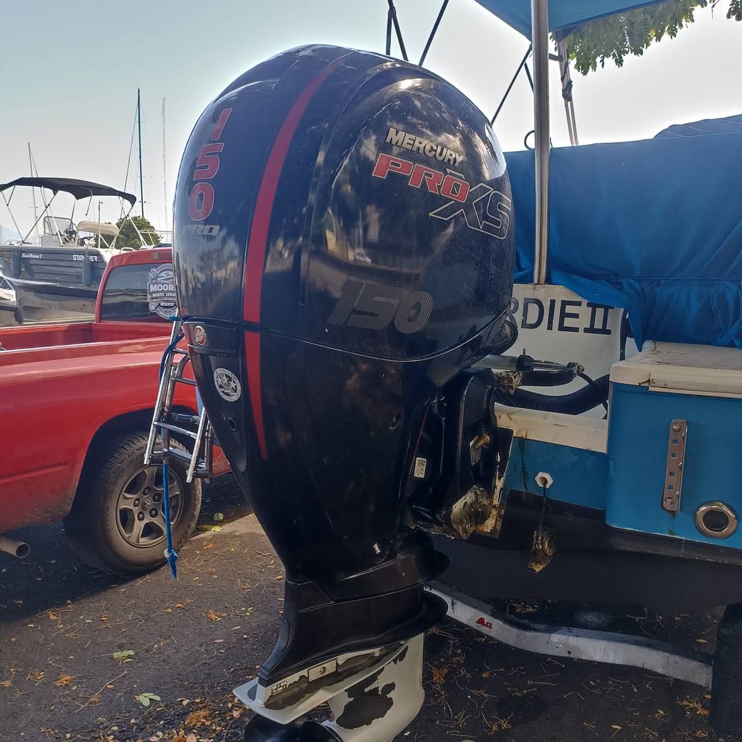 Moteur hors-bord Mercury Pro XS 150 en entretien